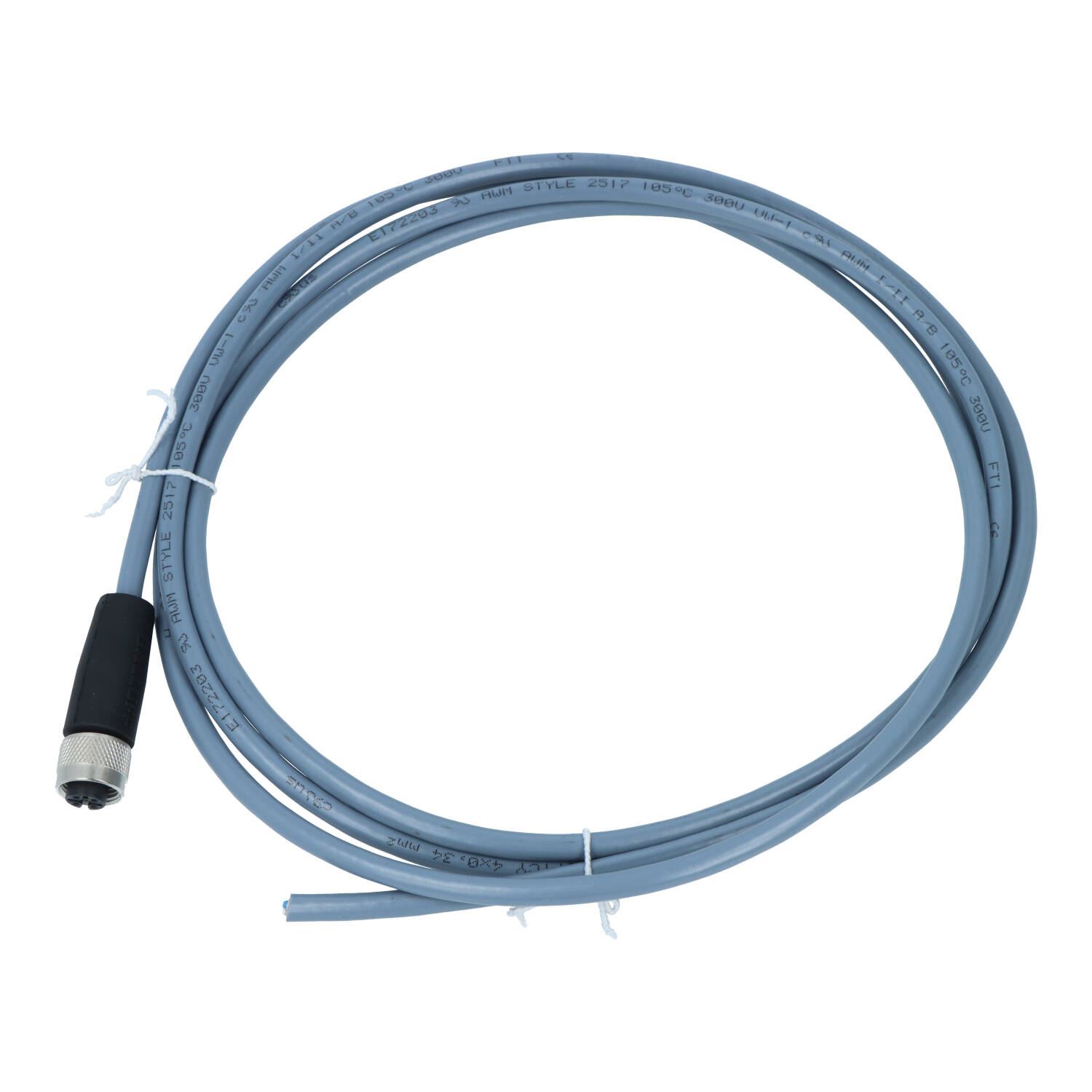 Cable, 4 Cond AWG#22, 2m Length for Z-Sensor