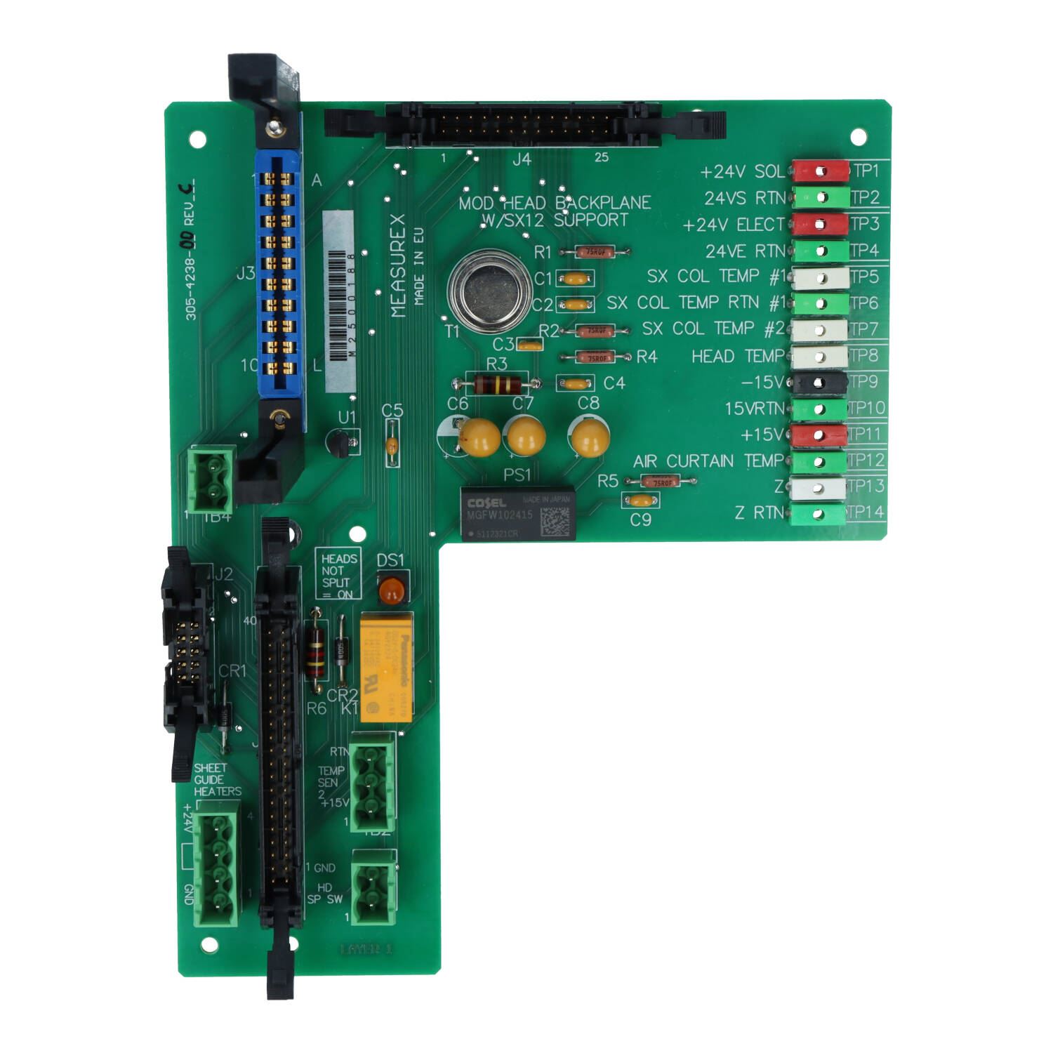 PCBA Backplane Mod. Head SX12