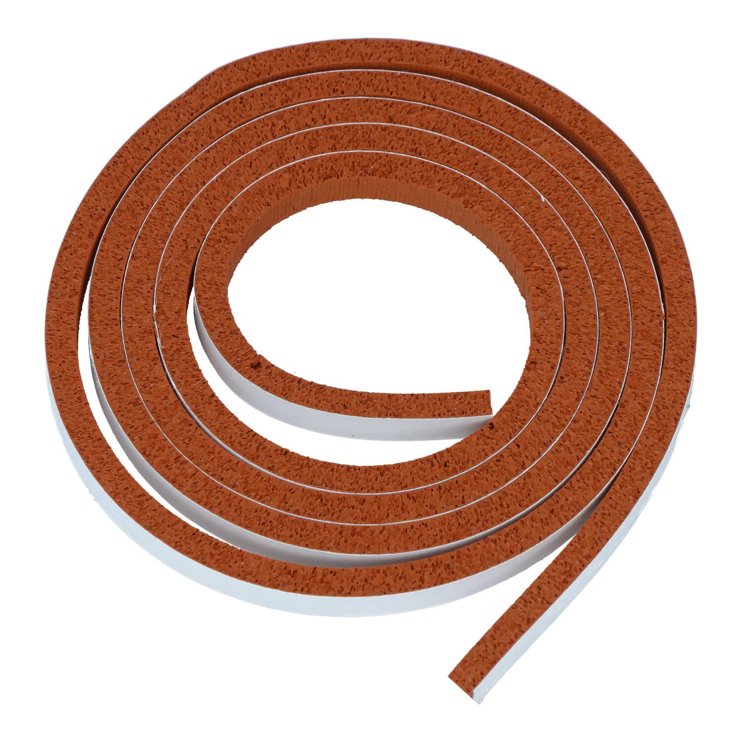 Tape, Silicone rubber, 1/4"W X 3/16" Thk, 45" Lg