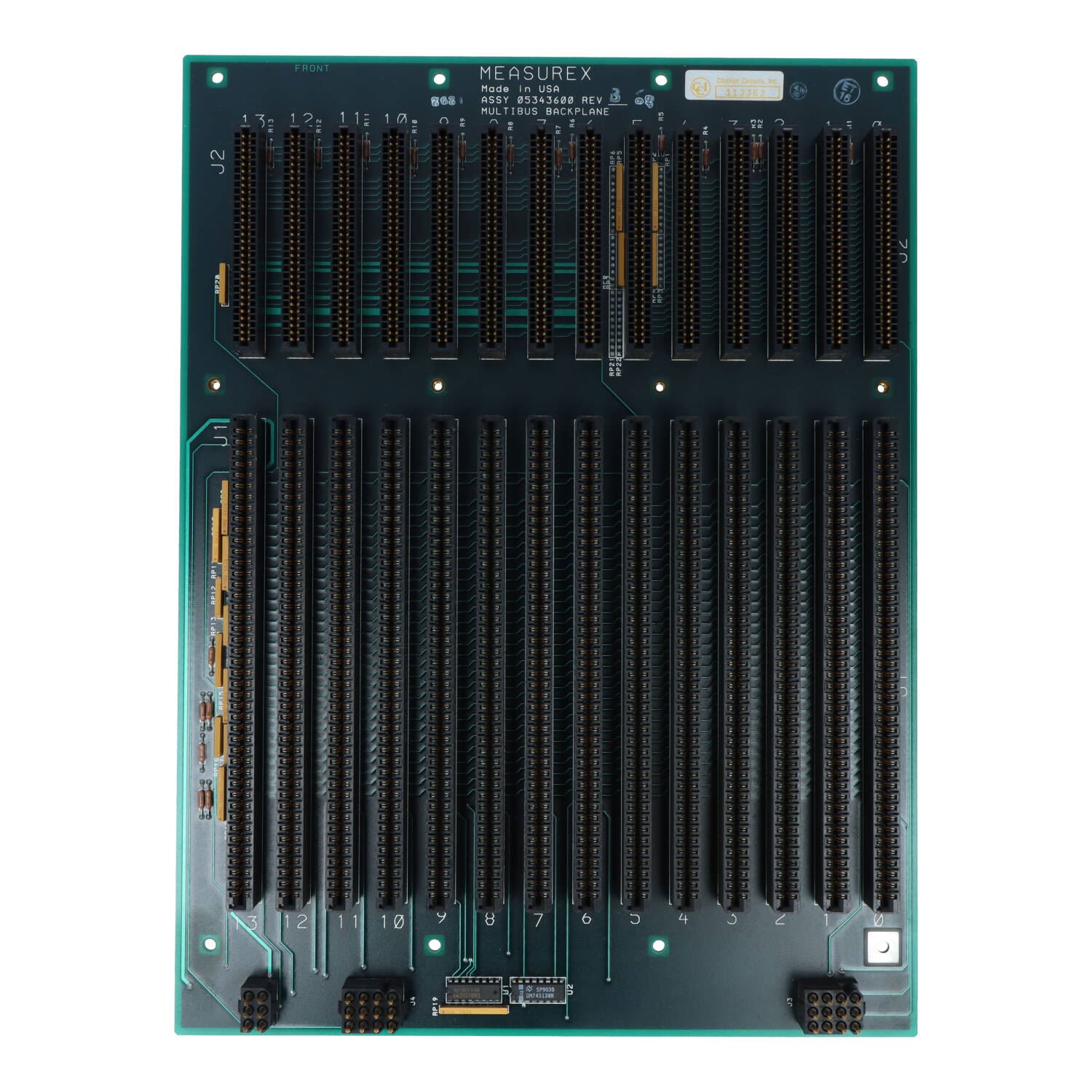 PCBA Mulitbus Backplane