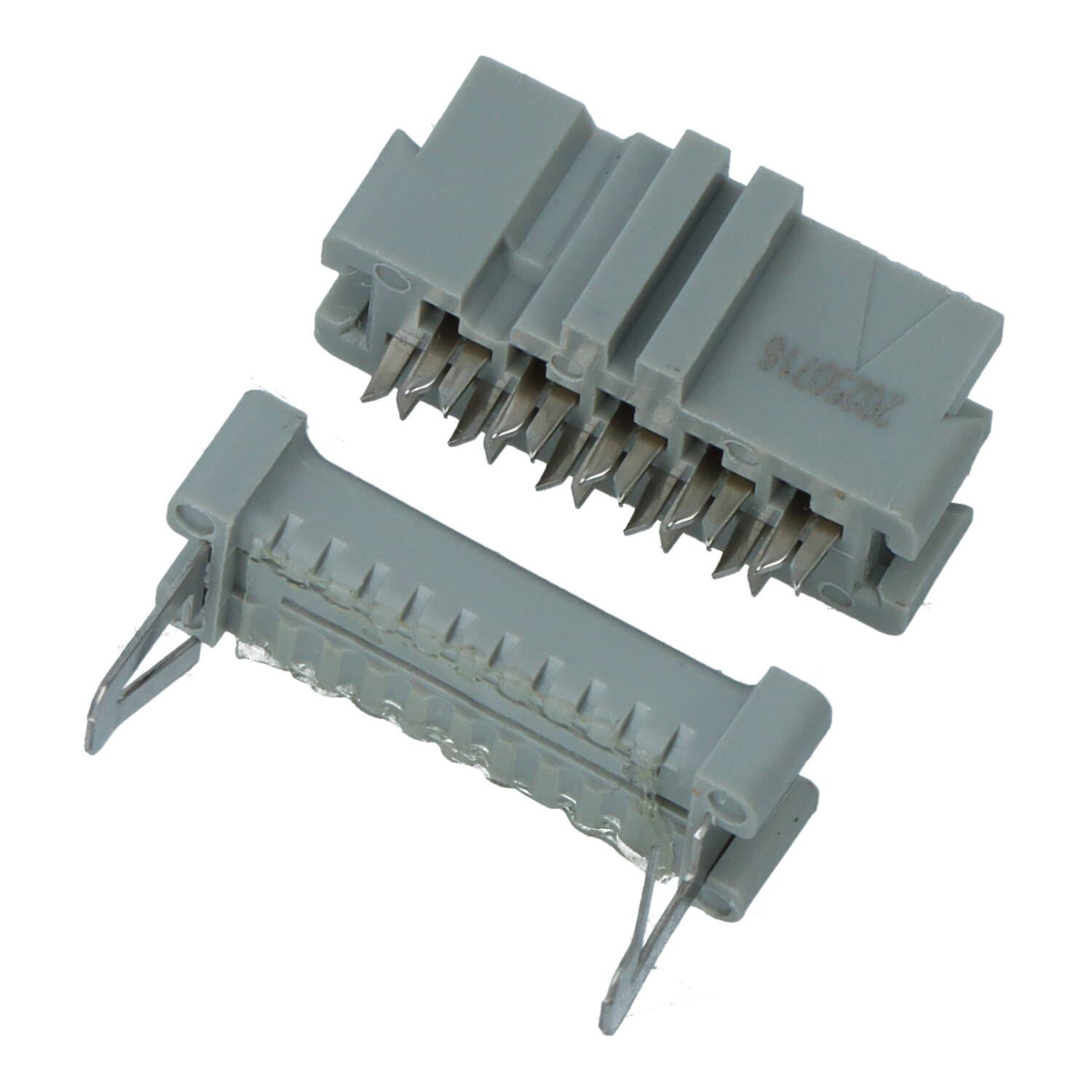 Connector 10 pin, flat ribbon, W/O Sttrain relief