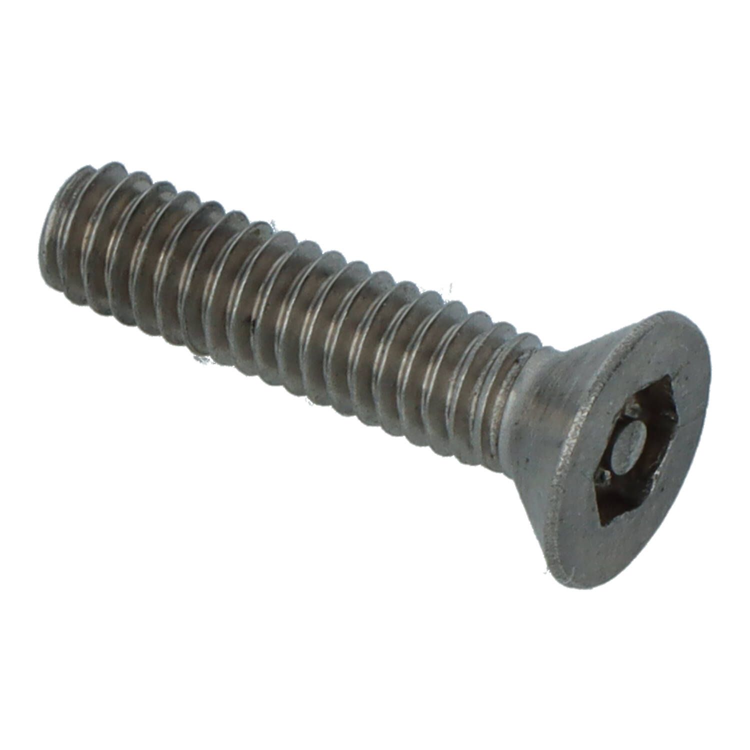 Screw # 8-32 x .75 FLTSOC SS 82°, TMPR Res., 5/32 Hex Key