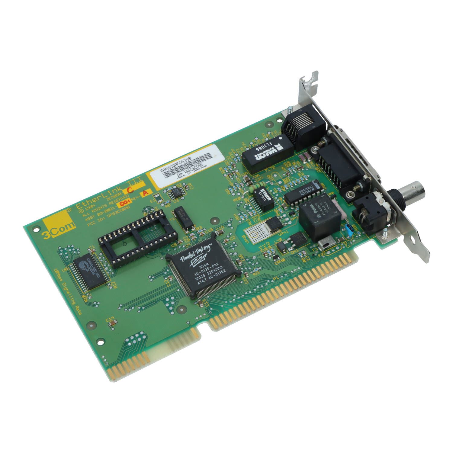 PCBA NIC, 802.3, ISA BUS,10BASE-2/T & AUI