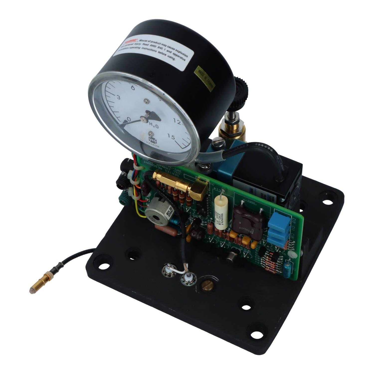 Actuator assy, Upper, Bellows Cal SNSR Air + Osc. PCB